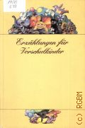 Erzahlungen fur Vorschulkinder � 1989