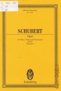 Schubert F., Trio for Piano, Violin and Violoncello 