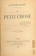 Daudet A., Le petit Chose — 1901