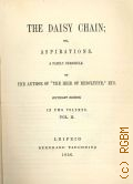 Yonge С.M., Vol. 2. The Daisy chain, or, Aspirations — 1851