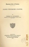 Lounsbury Th. R., James Fenimore Cooper — 1883 (American men of Letters)