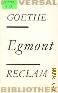Goethe J.W., Egmont. Ein Trauerspiel in funf Aufzugen � 1972 (Dramatik.Trauerspiel)