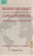 Borisov O.B., Modern Diplomacy of Capitalist Powers — 1983