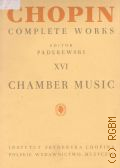 Chopin F., Oeuvres completes 16:  Chamber music � 1978