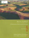 Thornbury S., An A-Z Of ELT. A Dictionary of Terms and ConceptsSfScott Thornbury  2006