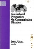 International Perspectives on Communication Disorders  1988