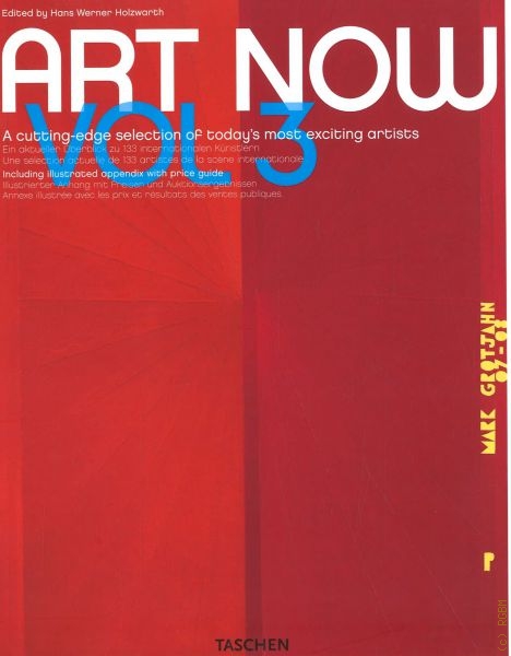  Art now. Vol.3. A cutting-edge selection of today's most exciting artisrs