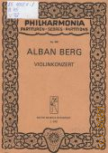 Berg A., Violinkonzert: Dem Andenken eines Engels  1984 (Philarmonia)